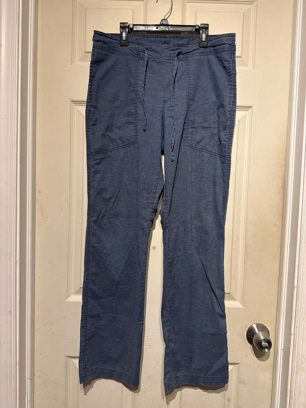 Prana Pants Size S Blue Drawstring Casual